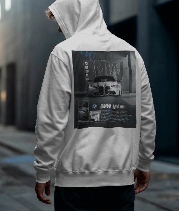 BMW M4 COMP HOODIE (WHITE)