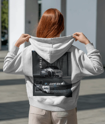 BMW M4 COMP HOODIE (WHITE)