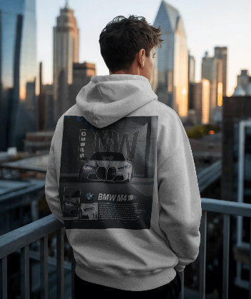 BMW M4 COMP HOODIE (WHITE)