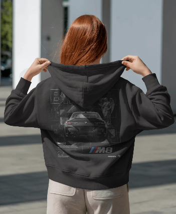 BMW M8 HOODIE (BLACK) Sale 50%