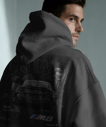 BMW M8 HOODIE (BLACK) Sale 50%