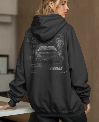 BMW M8 HOODIE (BLACK) Sale 50%