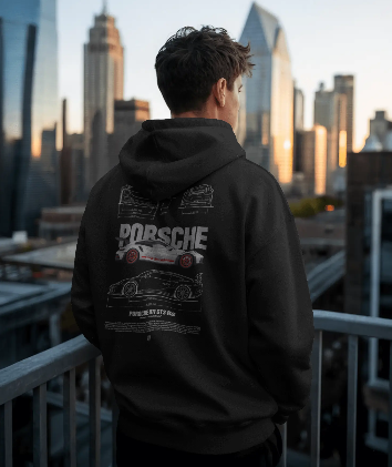 (PORCHE) 911 GT3 RS Hoodie (Black)