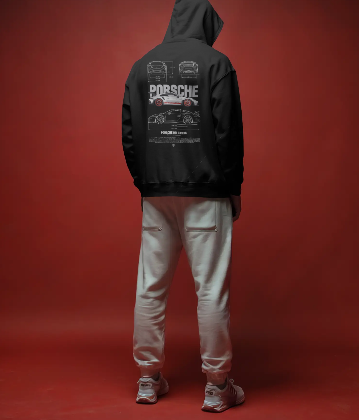 (PORCHE) 911 GT3 RS Hoodie (Black)