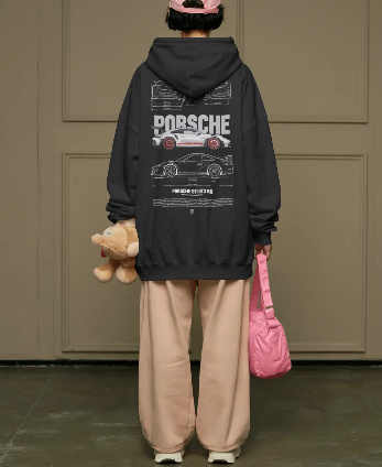 (PORCHE) 911 GT3 RS Hoodie (Black)