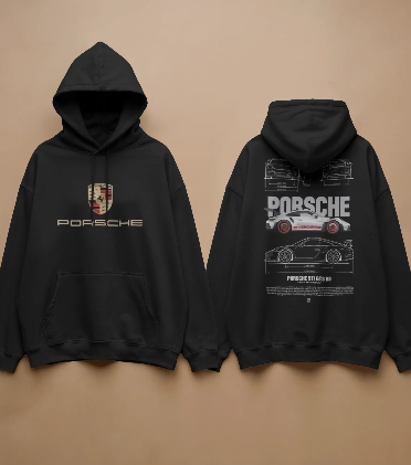 (PORCHE) 911 GT3 RS Hoodie (Black)