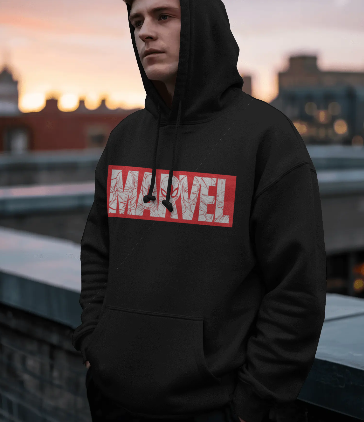 (MARVEL) Black-Panther Hoodie (Black)