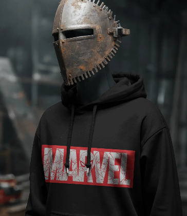 (MARVEL) Black-Panther Hoodie (Black)