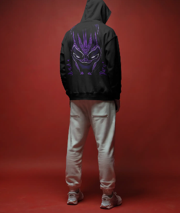 (MARVEL) Black-Panther Hoodie (Black)