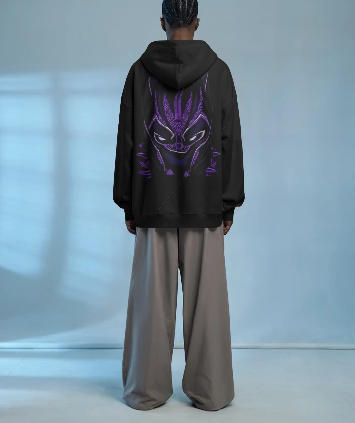 (MARVEL) Black-Panther Hoodie (Black)