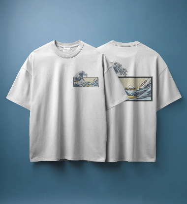 Great Wave Oversized T-Shirt