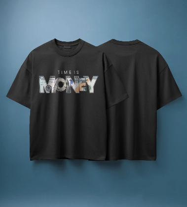 Time Is Money Oversized T-Shirt