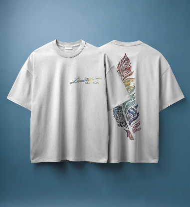 Limited Feather Oversized T-Shirt
