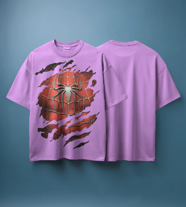 Spider Man's Chest Oversized T-Shirt