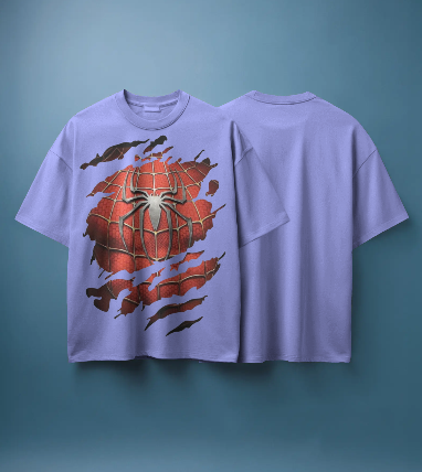Spider Man's Chest Oversized T-Shirt