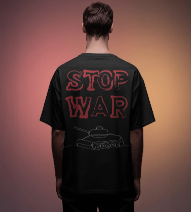 Stop War Oversized T-Shirt