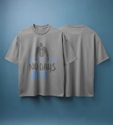 No Days OFF! Oversized T-Shirt