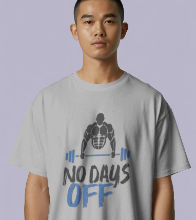 No Days OFF! Oversized T-Shirt