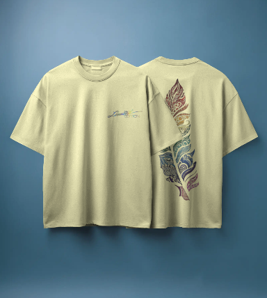 Limited Feather Oversized T-Shirt