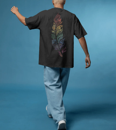 Limited Feather Oversized T-Shirt