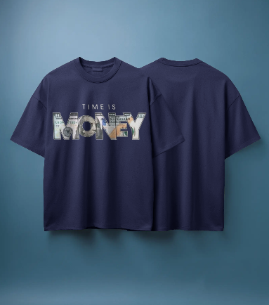 Time Is Money Oversized T-Shirt