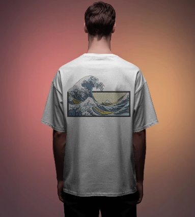 Great Wave Oversized T-Shirt