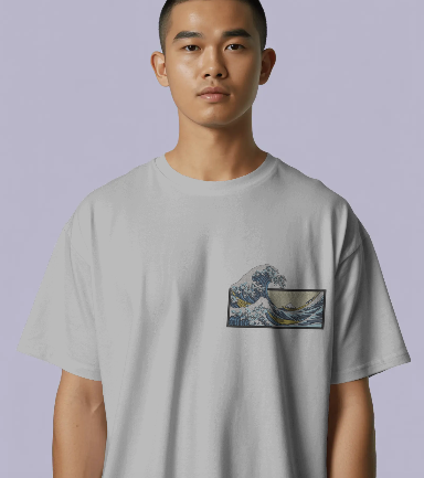 Great Wave Oversized T-Shirt