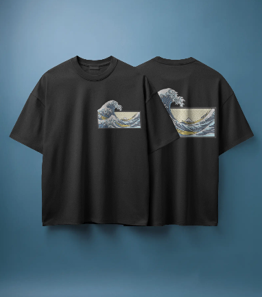 Great Wave Oversized T-Shirt