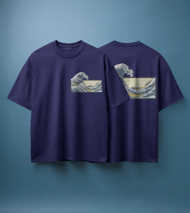Great Wave Oversized T-Shirt
