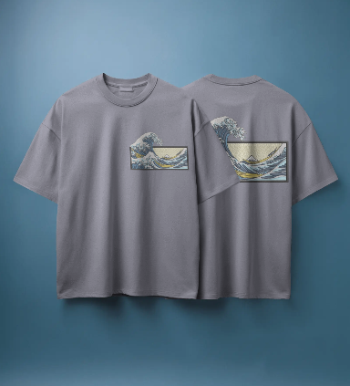 Great Wave Oversized T-Shirt