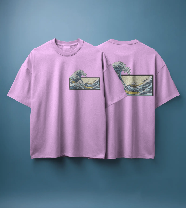 Great Wave Oversized T-Shirt