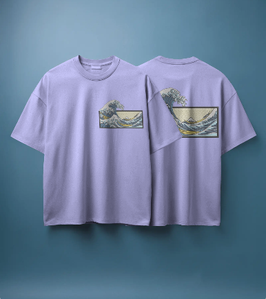 Great Wave Oversized T-Shirt