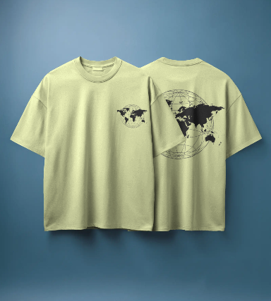 Globe Oversized T-Shirt