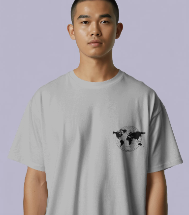 Globe Oversized T-Shirt
