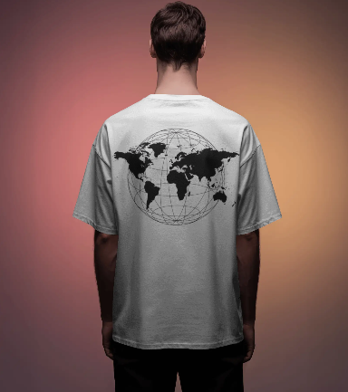 Globe Oversized T-Shirt