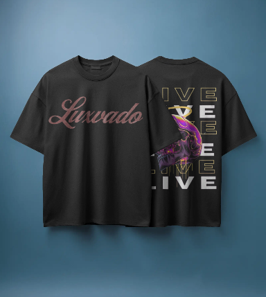 Live Skull Oversized T-Shirt